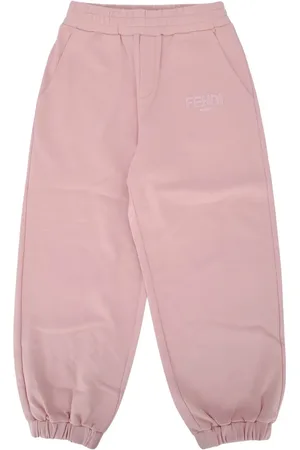 Fendi Pantalones con logo bordado