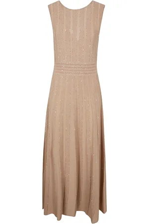 D.EXTERIOR Vestido midi con lentejuelas