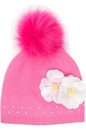 MONNALISA Gorro con aplique floral