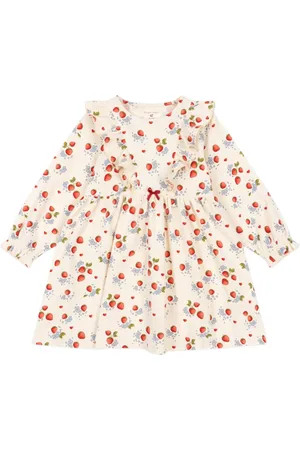 Konges Sløjd Vestido con fresas estampadas