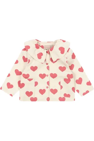 Konges Sløjd Chaqueta con corazón estampado