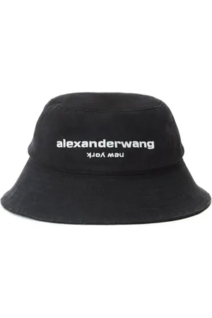 Alexander Wang Sombrero de pescador con efecto envejecido
