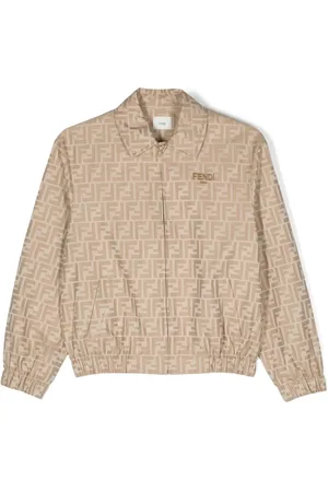 Fendi Sobrecamisa con logo estampado