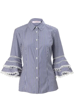 Carolina Herrera Camisa con ribete de encaje