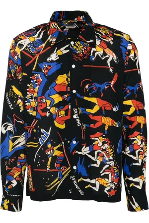 BODE Camisa Pastimes de manga larga