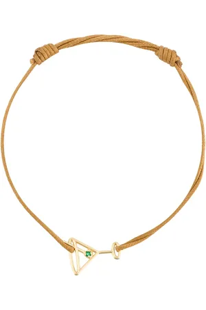 Aliita Pulsera de cuerda con cóctel en oro de 9kt