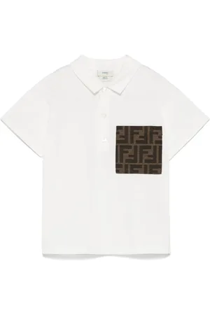 Fendi Polo con motivo FF en jacquard