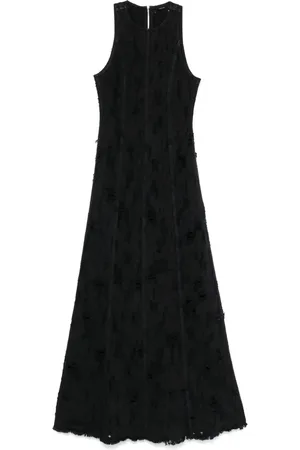 haikure Vestido largo con efecto envejecido