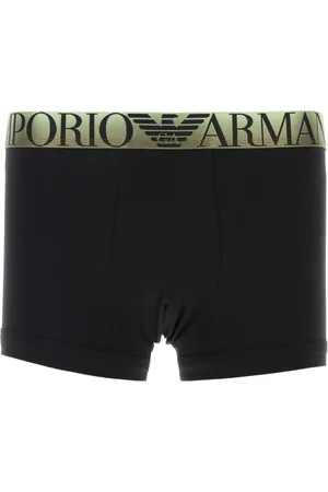 Emporio Armani Bóxeres con logo en la cinturilla