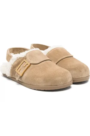 Fendi Zuecos de ante