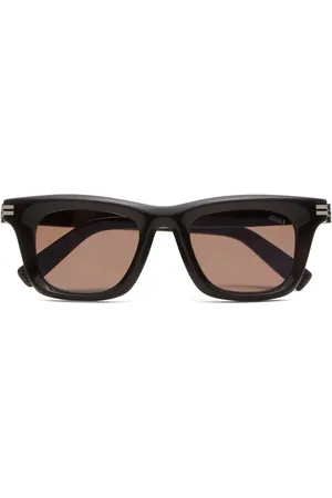 Ermenegildo Zegna Gafas de sol con montura cuadrada oversize