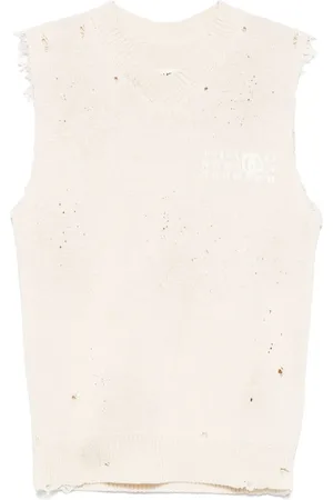 Maison Margiela Chaleco con estampado Numbers
