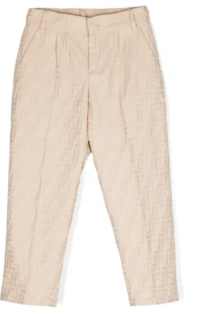Fendi Pantalones con motivo FF en jacquard