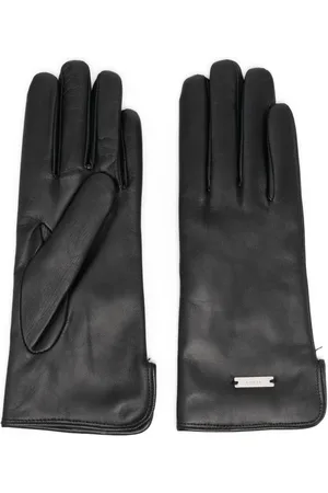 Kiton Guantes con placa del logo
