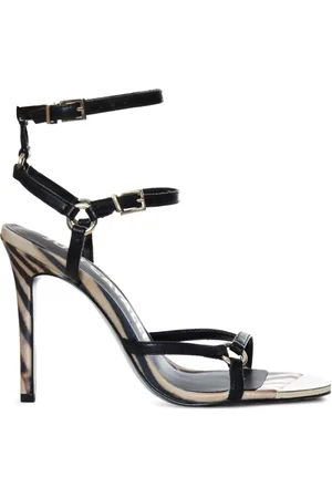 Roberto Cavalli Sandalias con animal print
