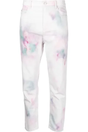 Marant Etoile Pantalones capri con estampado abstracto