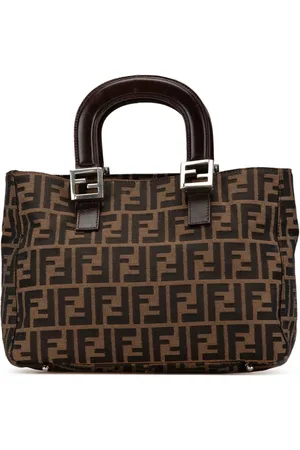 Fendi Bolso shopper Twins pequeño con motivo del monograma Zucca característico 2000-2024