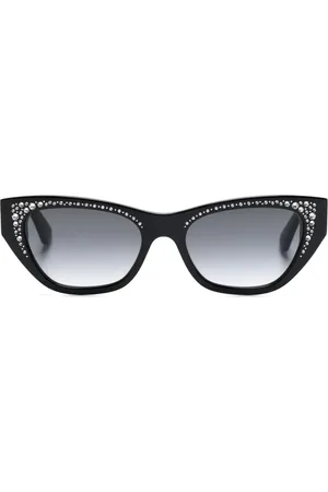Alexander McQueen Gafas de sol con apliques en pavé