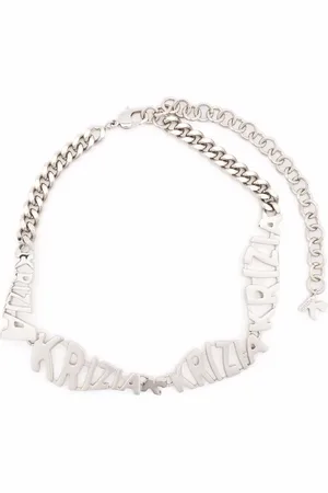 KRIZIA Collar con placa del logo