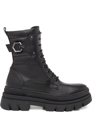 Nero Giardini Botas militares con tacón de 50 mm