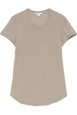 James Perse Camiseta translúcida con textura slub
