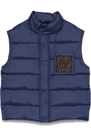 Fendi Chaleco con parche del logo