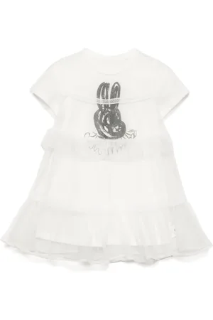 JNBY by JNBY Vestido con conejos estampados