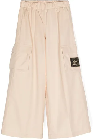 Fendi Pantalones con aplique del logo