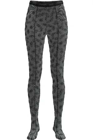 MACCAPANI Leggins The Footed con monograma