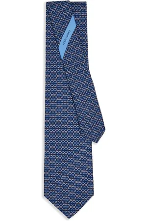 Salvatore Ferragamo Corbata con monograma estampado