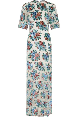 Paco rabanne Vestido con motivo floral