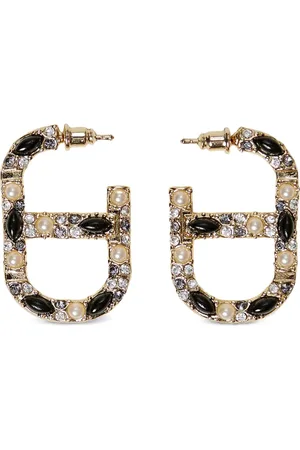 Twin-Set Pendientes Oval-T con strass