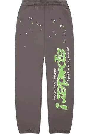 Sp5der Pantalones de chándal Star Web Grey/Green