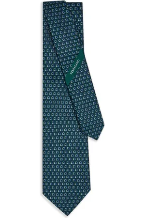 Salvatore Ferragamo Corbata con motivo Gancini