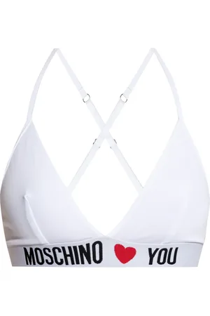 Moschino Sujetador con logo estampado