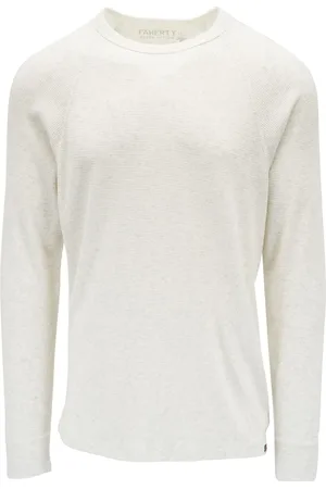 Faherty Jersey con cuello redondo