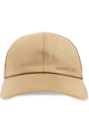 Moncler Gorra de mezcla de lino