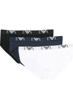 Emporio Armani Conjunto de tres calzoncillos con logo