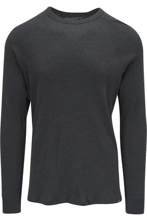 Faherty Camiseta Waffle Crew