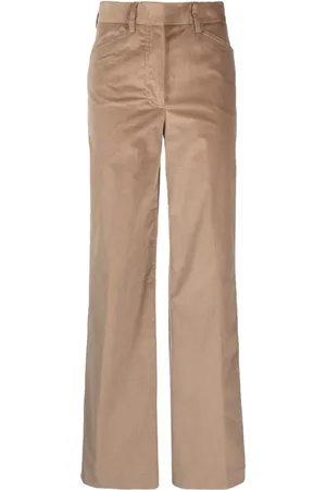 Paul Smith Pantalones rectos de talle alto