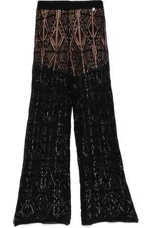 Liu Jo Pantalones de encaje