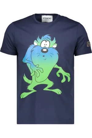 Iceberg Camiseta estampada de algodón