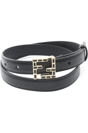 Fendi Cinturón de piel FF 2020