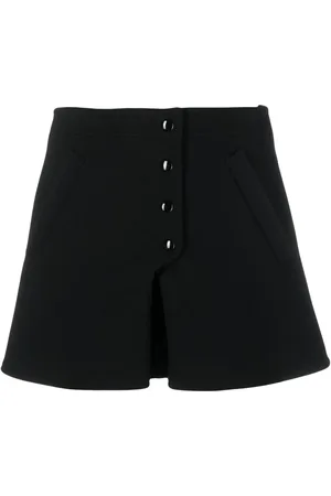 Courrèges Minifalda acampanada con botones