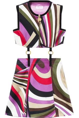 Puccini Vestido corto con motivo Iride