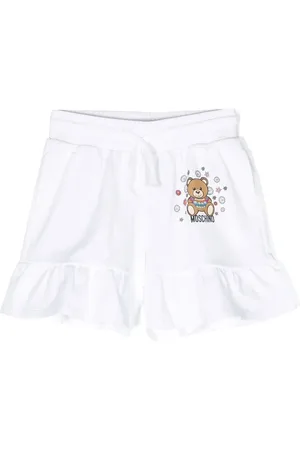 Moschino Pantalones cortos Teddy Bear con volantes