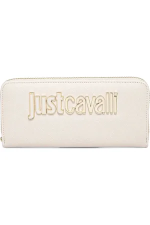 Roberto Cavalli Cartera con logo en relieve