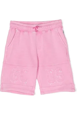 GCDS Pantalones cortos de chándal con parche con logo