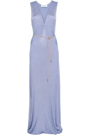 Blugirl Vestido largo con detalle de collar