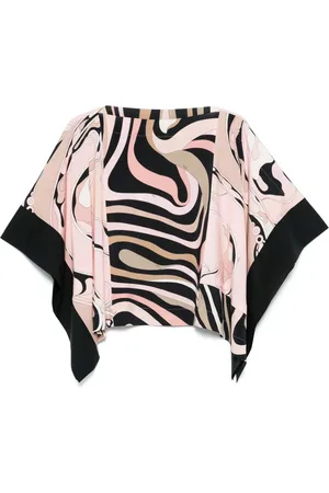Puccini Blusa con motivo Marmo